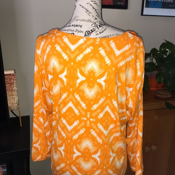- Ruby Rd blouse orange - Picture 6 of 8